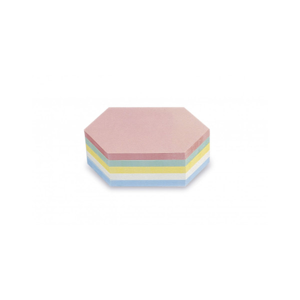Карточки модерации гексагональные 200x95 разноцветные Magnetoplan Rhombus Assorted Set (111152210)