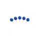 Булавки-бусины 17 синие Magnetoplan Pins Ball Blue Set (111165103)
