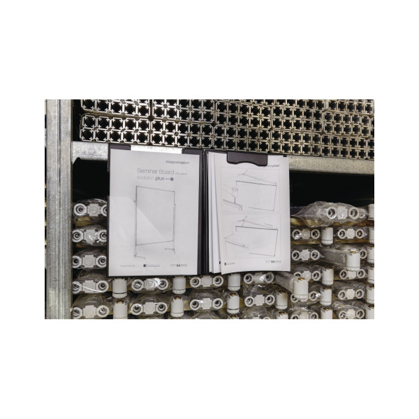 Клипборд-папка магнитная A4 черная Magnetoplan Clipboard Folder Black (1131612)