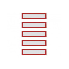 Рамки заголовков магнитные A5/A4 красные Magnetofix Frame TOPSIGN Red Set (1131706)