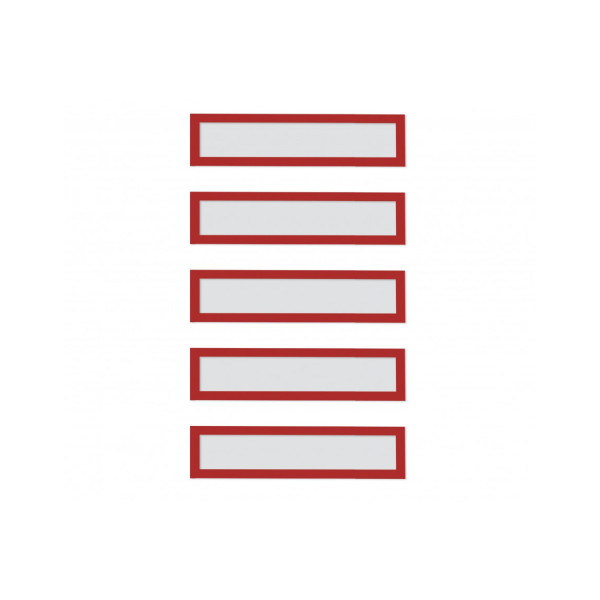 Рамки заголовков магнитные A5/A4 красные Magnetofix Frame TOPSIGN Red Set (1131706)