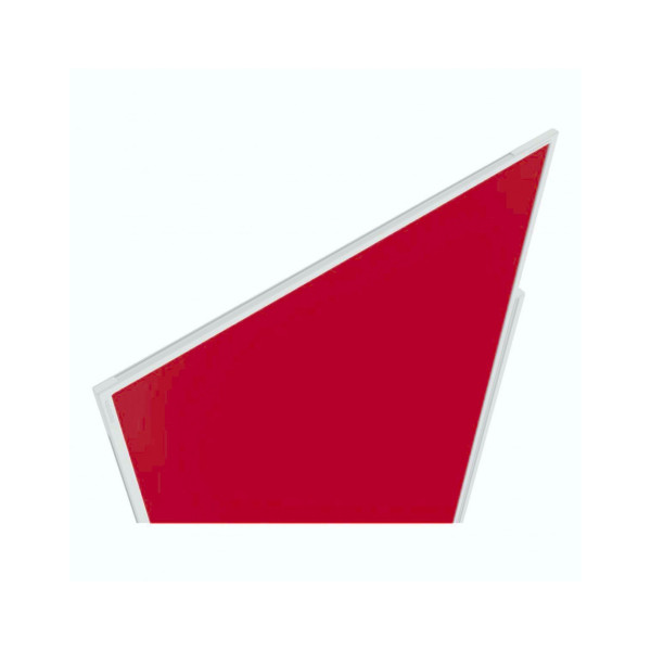 Доска модерационная мобильная 1000x1800 красная, каркас белый Magnetoplan Design-Seminarboard VarioPin Mobile Felt-Red WhiteEdition (1181106)