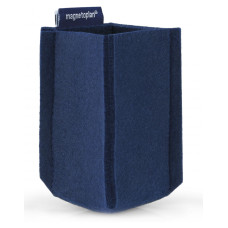 Держатель маркеров магнитный малый из PET-войлока синий Magnetoplan magnetoTray SMALL Blue (1227614)