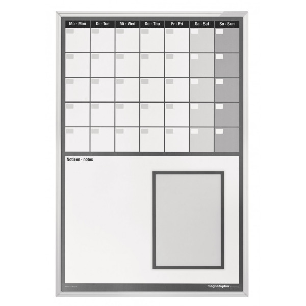 Планировщик месяца 7дн/нед+заметки 625x920 Magnetoplan Monthly Planner CC 7WeekDays&Notes (1249512VS)