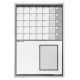 Планировщик месяца 7дн/нед+заметки 625x920 Magnetoplan Monthly Planner CC 7WeekDays&Notes (1249512VS)