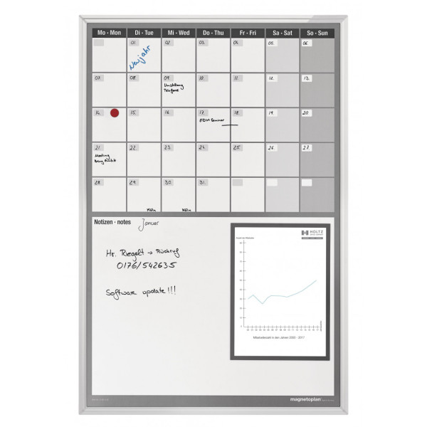 Планировщик месяца 7дн/нед+заметки 625x920 Magnetoplan Monthly Planner CC 7WeekDays&Notes (1249512VS)