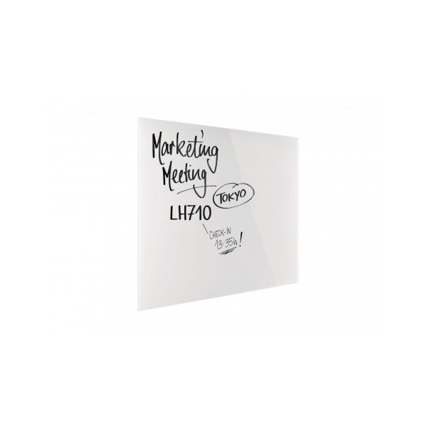 Доска стеклянная магнитно-маркерная 1200x900 белая Magnetoplan Glassboard-White (13404000)