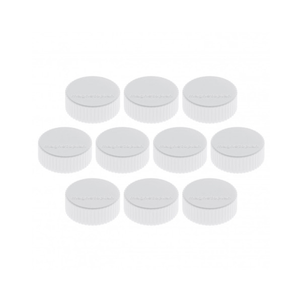 Магниты круглые 34/2 белые Magnetoplan Discofix Magnum White Set (1660000)