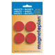 Магниты круглые 34/2 блистер красные Magnetoplan Discofix Magnum Red Set (16600406)