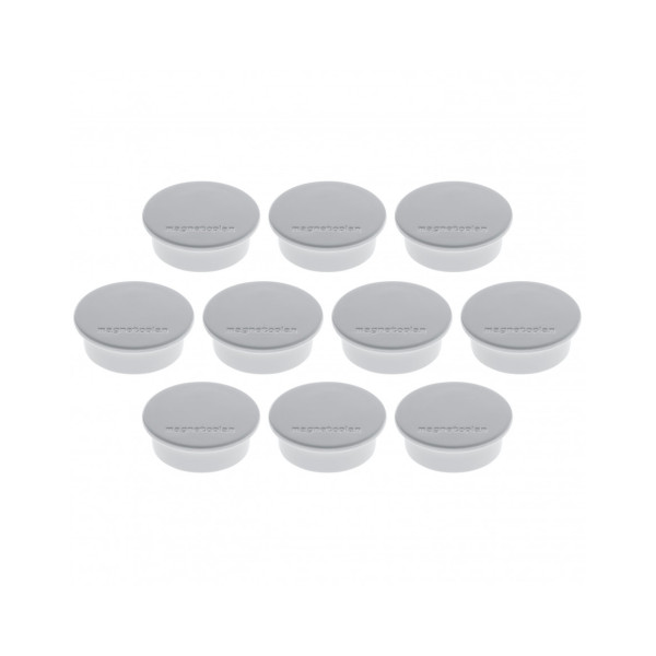Магниты круглые 40/2.2 серые Magnetoplan Discofix Color Gray Set (1662001)
