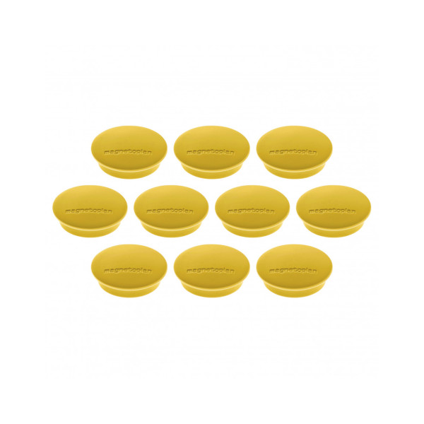 Магниты круглые 34/1.3 желтые Magnetoplan Discofix Junior Yellow Set (1662102)