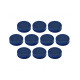 Магниты эргономичные средние 30/0.7 синие Magnetoplan Ergo Medium Dark-Blue Set (1664014)