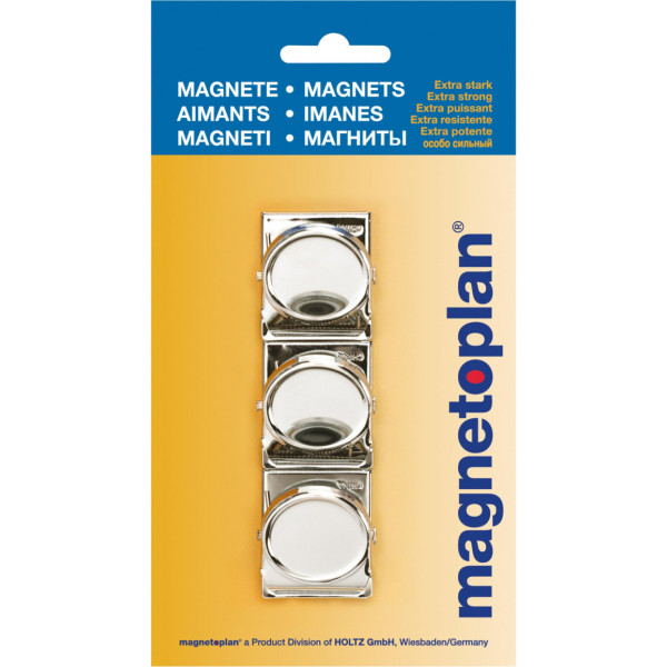 Магниты-клипсы 35x35/0.1 Magnetoplan Magnetclip Set (16670)