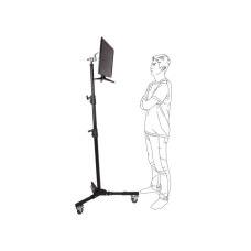Стойка на колесах KUPO 322M Monitor Roller Stand (94,5 - 190 см)