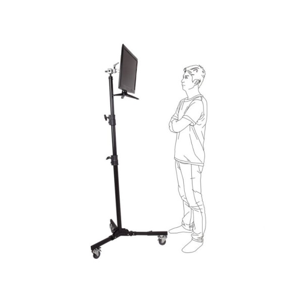 Стойка на колесах KUPO 322M Monitor Roller Stand (94,5 - 190 см)