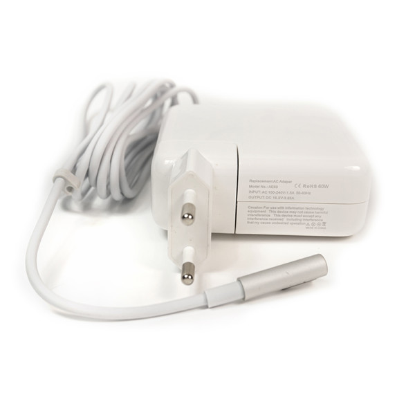 Блок питания для ноутбуков PowerPlant APPLE 220V, 16.5V 60W 3.65A (Magnet tip)