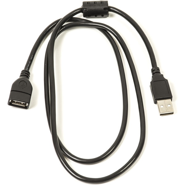 Кабель PowerPlant USB 2.0 AF – AM, 1.0 м, один ферит