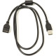 Кабель PowerPlant USB 2.0 AF – AM, 1.0 м, один ферит