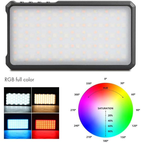 Компактне LED світло Ulanzi VIJIM VL-3 RGB із вбудованим акумулятором