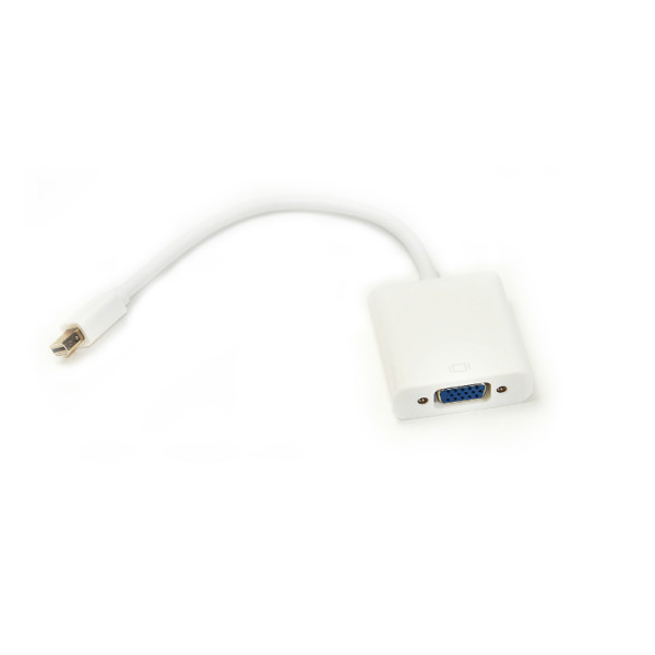 Кабель-переходник PowerPlant Mini DisplayPort – VGA, 0,15 м