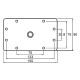 Настінна площадка Kupo KS-048 Junior Wall Plate 28 мм (KS-048)