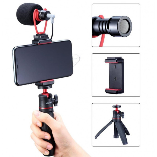 Набор блоггера для смартфона Ulanzi Vlogging Super Extension Tripod Handle Outfit (Combo 2)