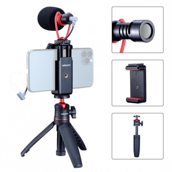 Набор блоггера для смартфона Ulanzi Vlogging Super Extension Tripod Handle Outfit (Combo 2)