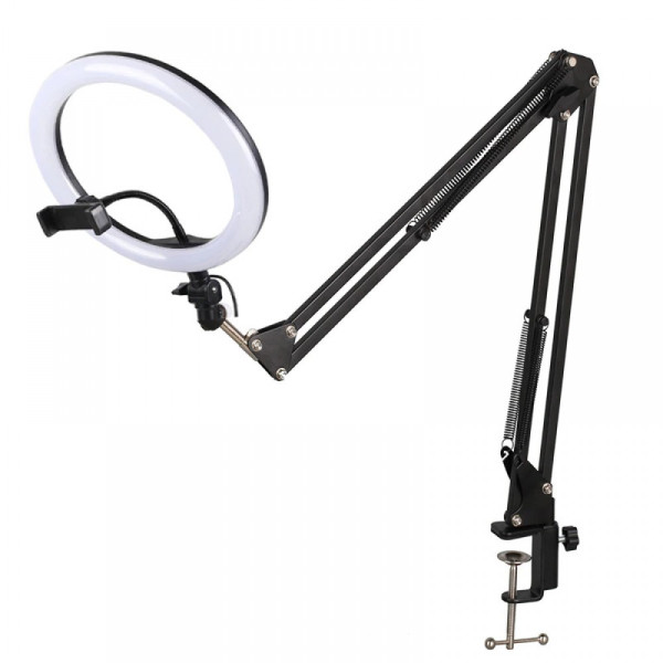 Кільцева лампа 30см на пантографі ACprof QX-300-P