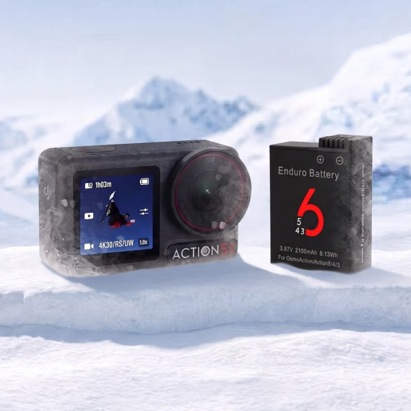 Комплект DJI Action 6 5 Pro 4 3 Osmo 360 зарядный кейс 2 аккумулятора AC Prof 5677
