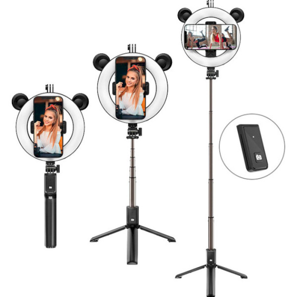 Кольцевая LED лампа BOROFONE BY6 PerfectPic fill light live broadcast holder