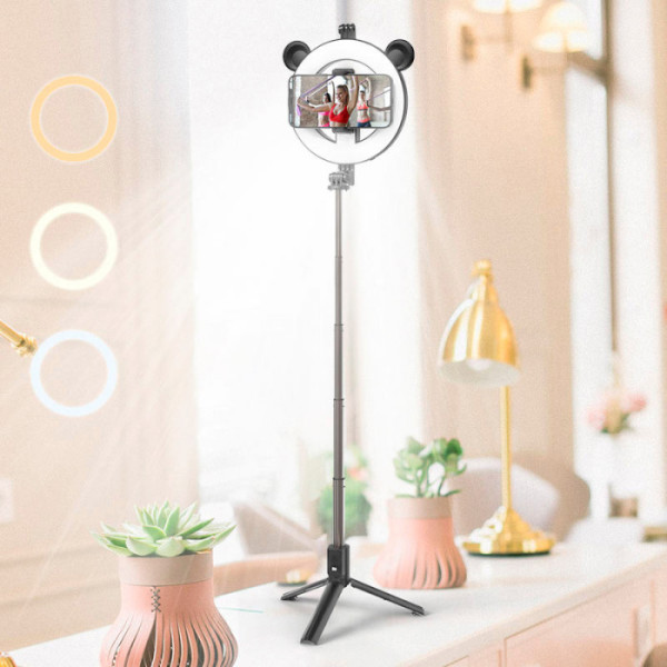 Кольцевая LED лампа BOROFONE BY6 PerfectPic fill light live broadcast holder