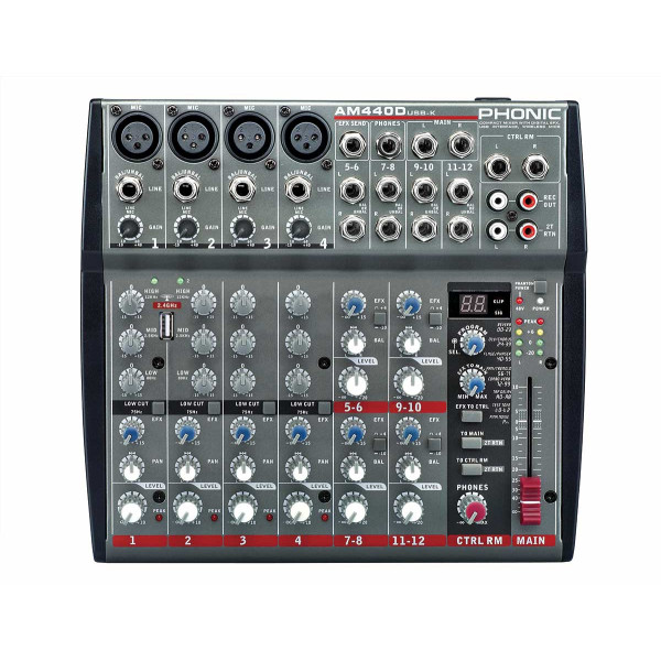 Микшерный пульт Phonic AM 440 D USB-K-2 (108846)