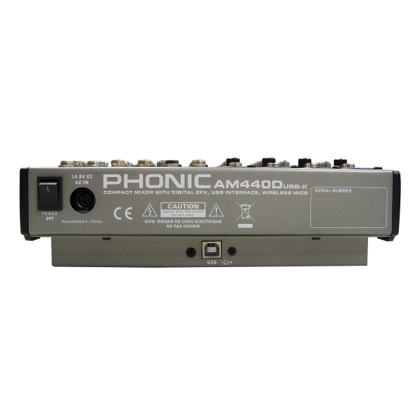 Микшерный пульт Phonic AM 440 D USB-K-2 (108846)