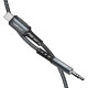 Кабель ACEFAST C1-08 USB-C до 3,5 мм аудіокабель із алюмінієвого сплаву сірого кольору