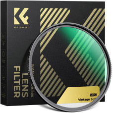Светофильтр K&F Concept Vintage Soft 1/4 82 мм для портретной и кинематографической съемки (KF01.3122)