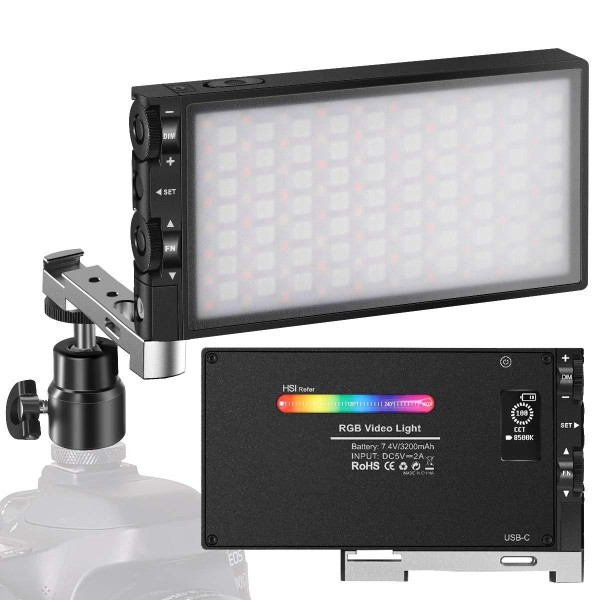 Накамерна RGB панель 12W, аналог Godox M1 (GW51.0062)