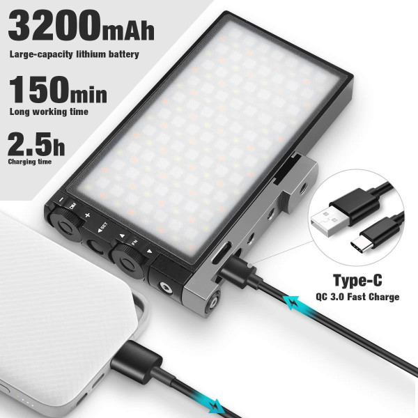Накамерна RGB панель 12W, аналог Godox M1 (GW51.0062)