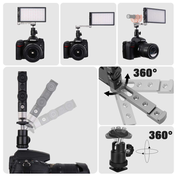 Накамерна RGB панель 12W, аналог Godox M1 (GW51.0062)