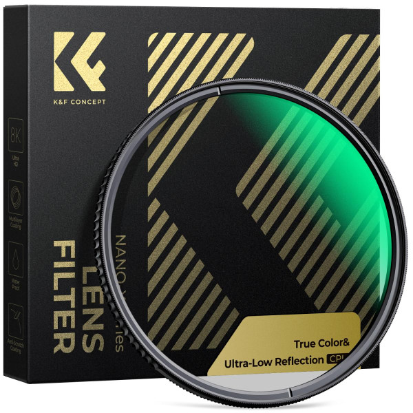 Светофильтр K&F Concept CPL 67 мм Nano-X True Color Ultra Low Reflection, Waterproof, Anti-scratch (KF01.2893)