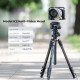 Видео штатив K&F Concept K234A0+Держатель телефона, max 3кг, h 162см (KF09.115)
