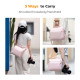 Слинг-сумка K&F Concept Urban Wander 5L — компактная сумка для камеры DSLR/SLR, лёгкая кроссбоди-сумка для фотографов Pink (KF13.179V2)