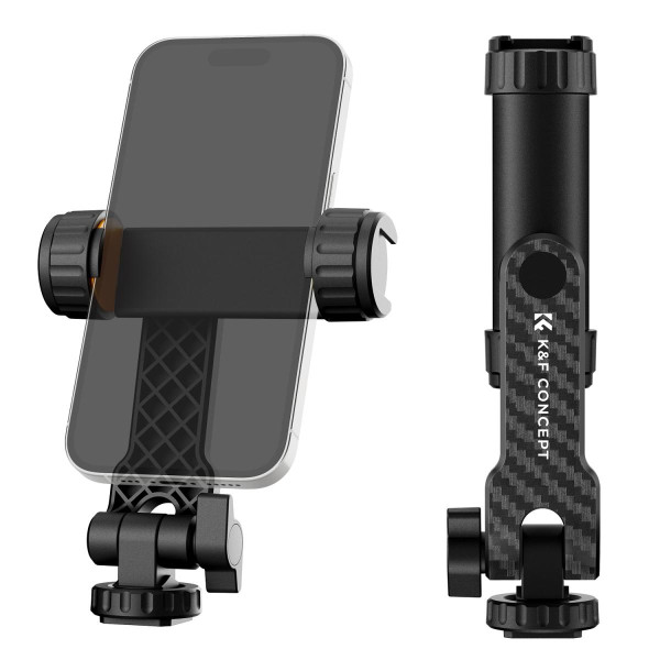 Держатель для телефона K&F Concept с двумя холодными башмаками 360 (KF31.084)