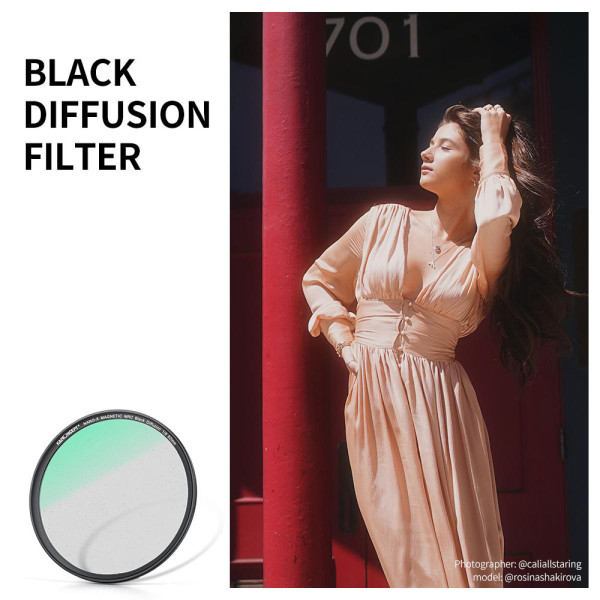 Світлофільтр магнітний K&F Concept 62 мм, NANO-X-1/8 Black Mist (SKU.1838)