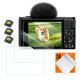 Набір захисного скла K&F Concept для Sony ZV-1 / ZV-1 II / ZV-E10 3 шт, 0.3 мм, твердість 9H, hot shoe (SKU.2195)