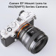 Адаптер K&F Concept для крепления объектива Canon EF к камере с креплением M4/3 (KF06.505)