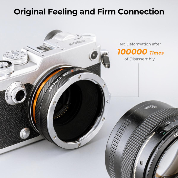 Адаптер K&F Concept для крепления объектива Canon EF к камере с креплением M4/3 (KF06.505)