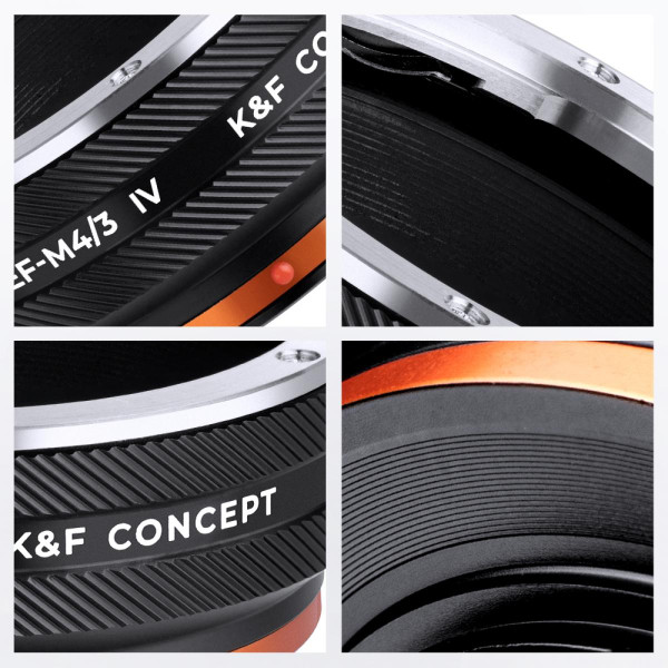 Адаптер K&F Concept для крепления объектива Canon EF к камере с креплением M4/3 (KF06.505)