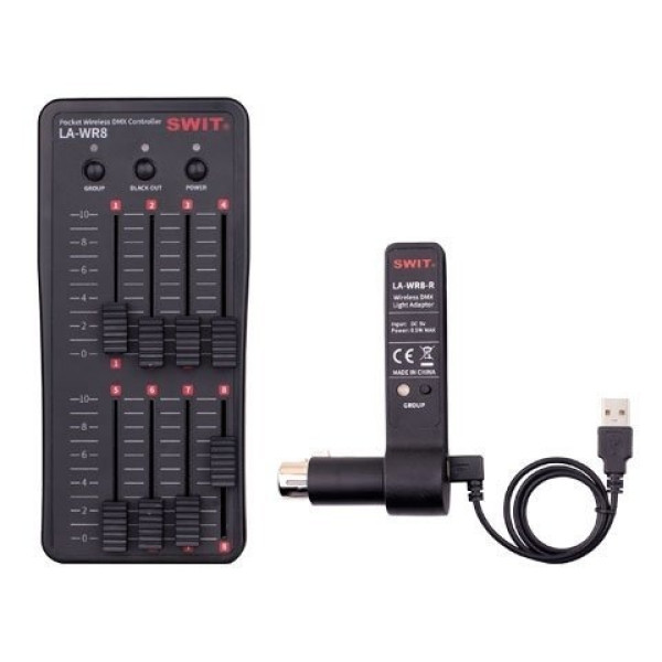 Комплект беспроводного DMX-контроллера SWIT LA-WR8 Tx + 3Rx (1 передатчик, 3 приемника)