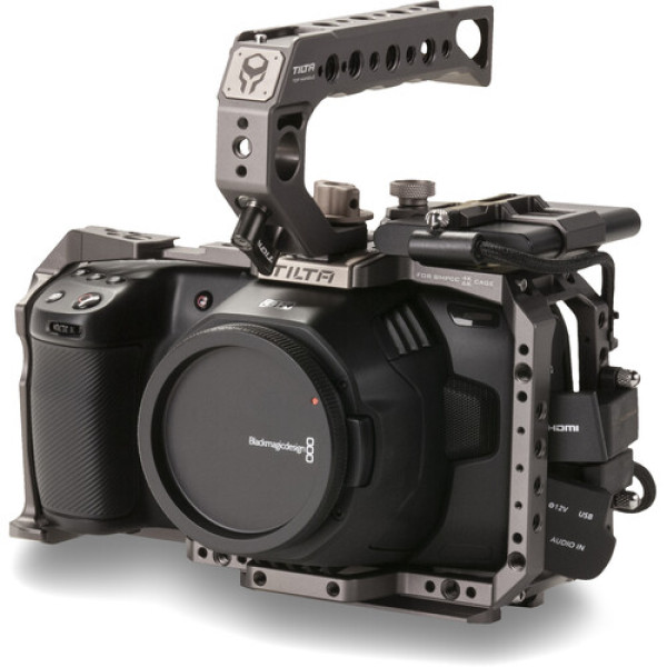Кейдж камеры Tilta для карманной кинокамеры Blackmagic Design 4K / 6K (базовый комплект, серый цвет)