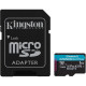 Карта памяти microSDXC (UHS-1 U3) Kingston Canvas Go! Plus 1Tb class 10 A2 V30 (R200MB/s, W-160MB/s) (adapter SD)